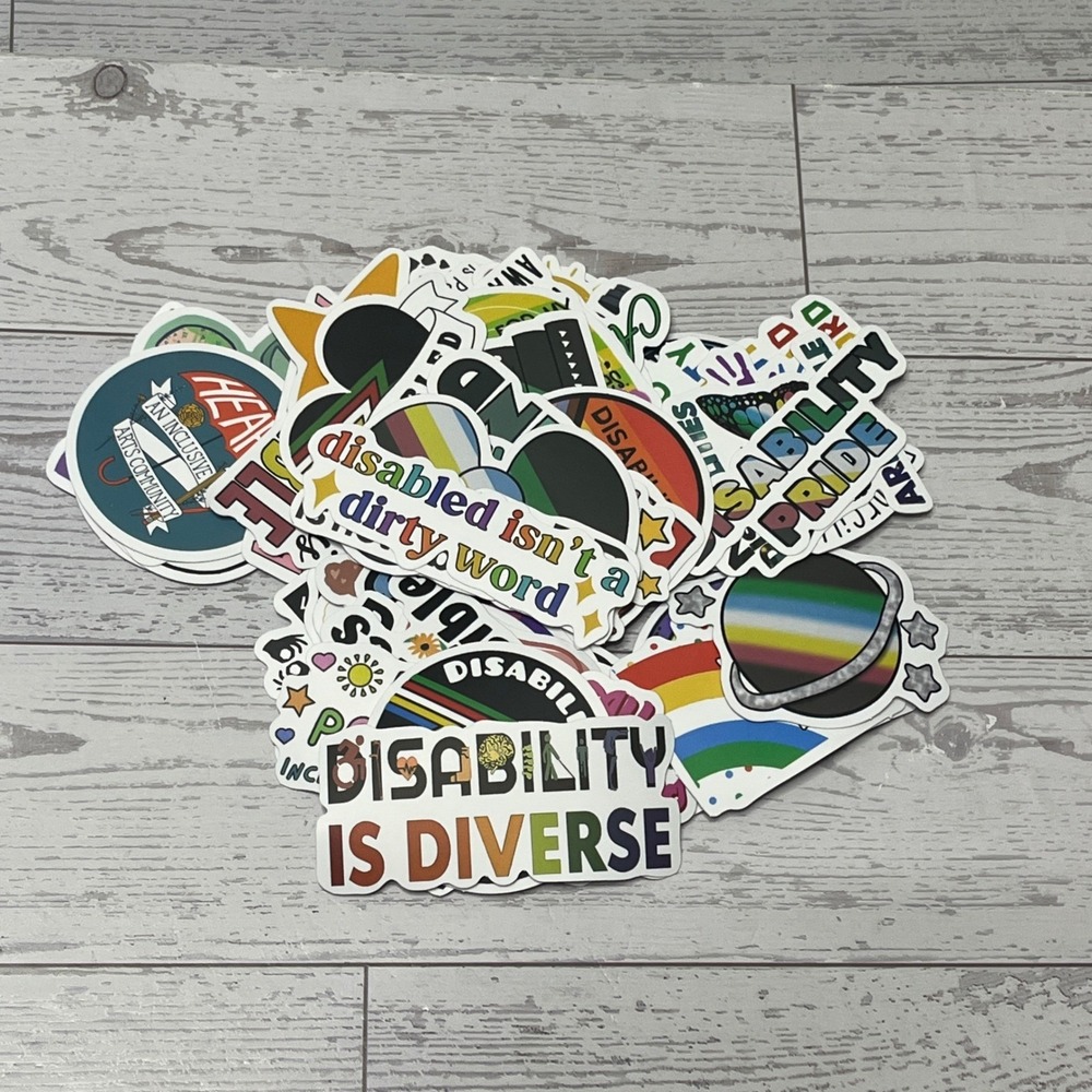 Disability Pride Sticker Pack Neurodiversity Inclusion Awareness Decals 40 +